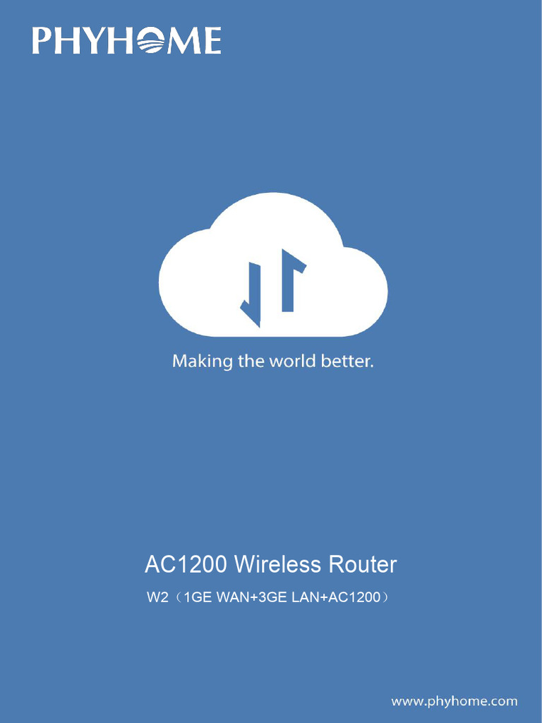 AC1200 Wireless Router: W2 1GE WAN+3GE LAN+AC1200 | PDF | Wi Fi ...