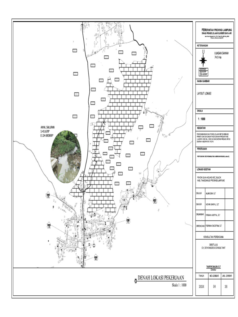 1 Layout GBR Suka Agung Ok | PDF