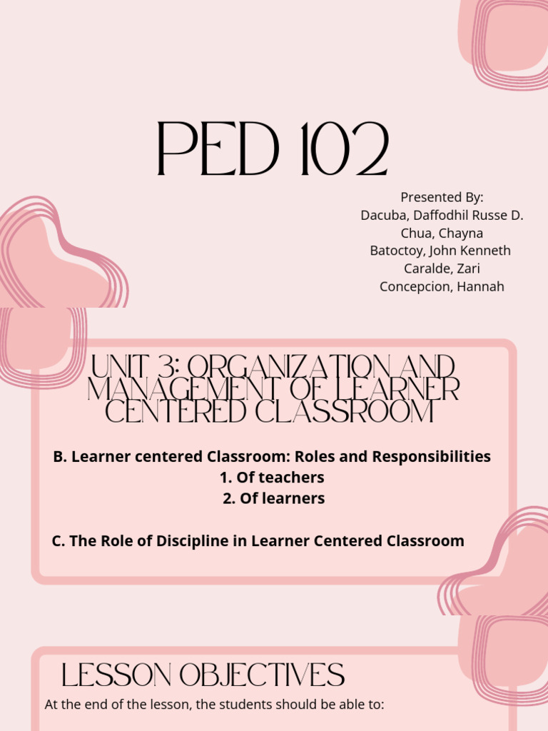 Managing Learner-Centered Classrooms | PDF | Learning | Disciplines