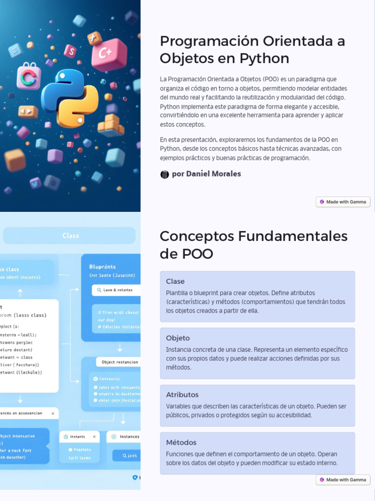 Programacion Orientada A Objetos en Python | PDF | Objeto (informática ...