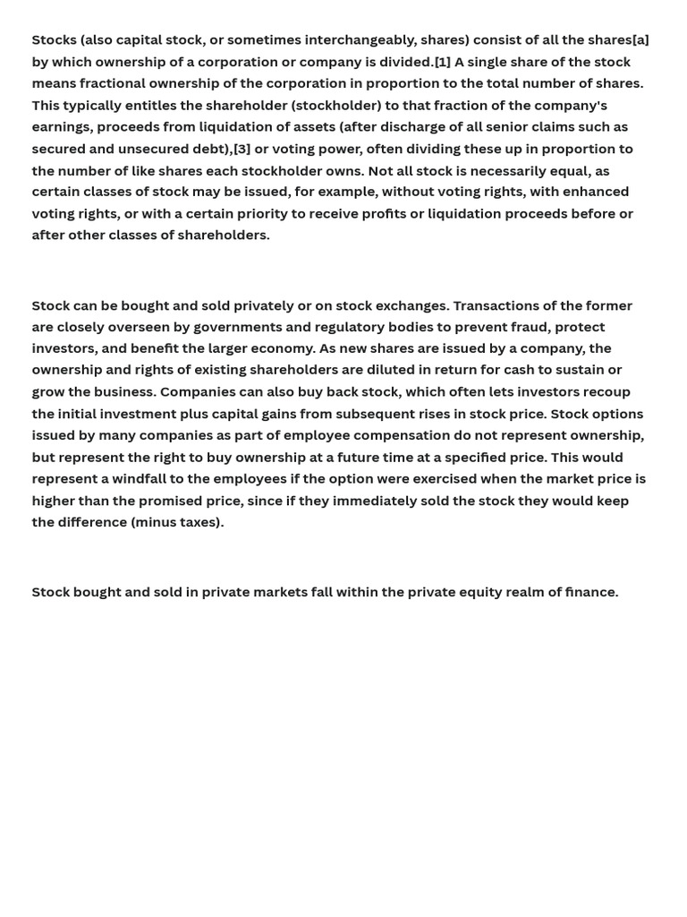Wiki Shares | PDF