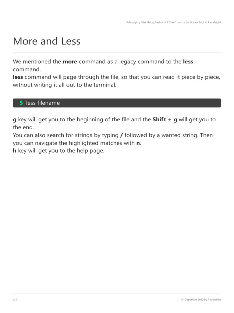 More and Less | PDF