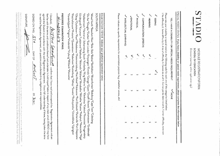 Module Registration 2 | PDF