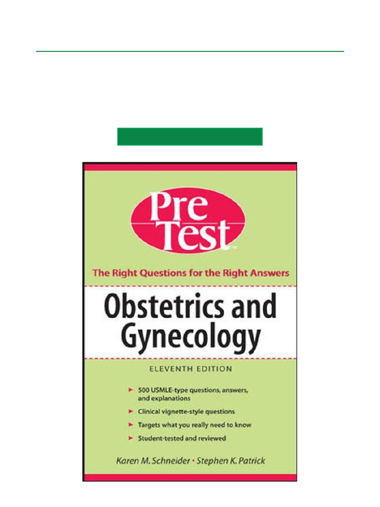 Obstetrics and Gynecology, 11th Edition Annotated PDF Download | PDF ...