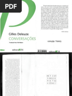 DELEUZE, Gilles. Conversações (1972-1990)