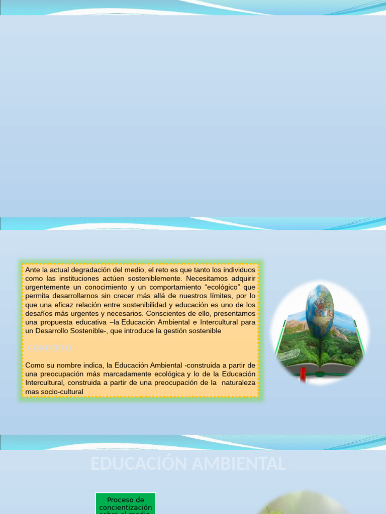 Educación Ambiental para la Sostenibilidad | PDF | Sustentabilidad ...