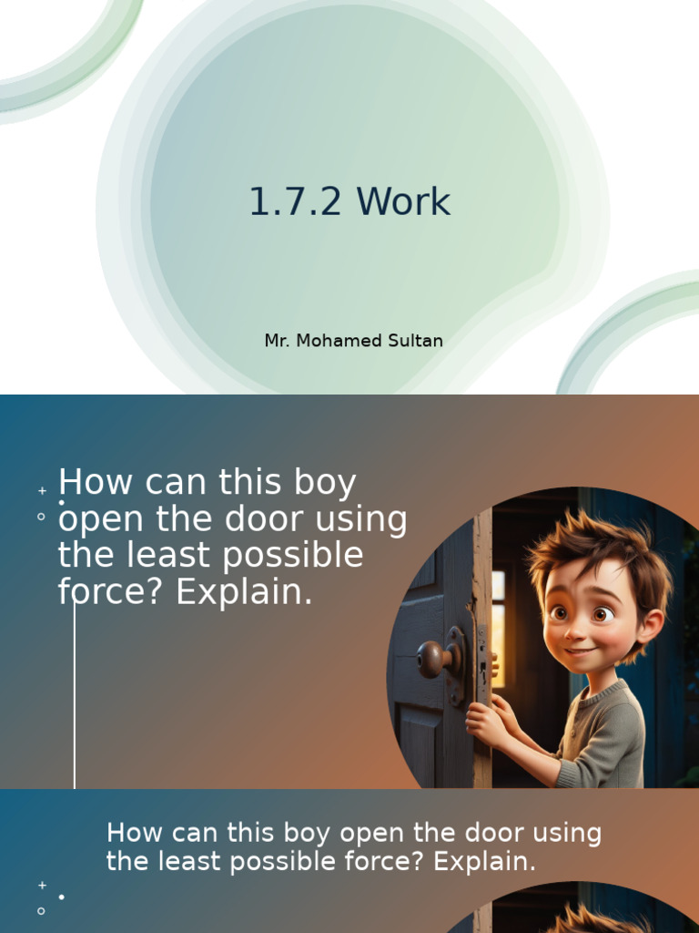 1 7 2+Work+PPT+-+LP+ (MSU) | PDF | Force | Nature