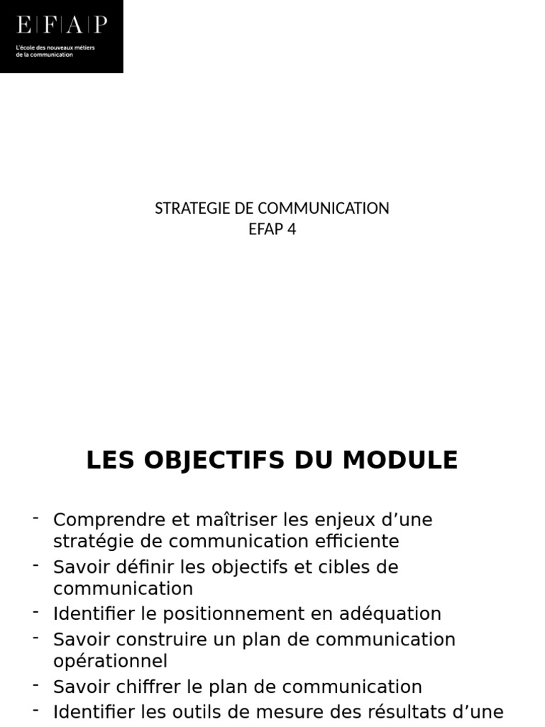 Stratégie de Communication Efficiente | PDF | Marque | la communication