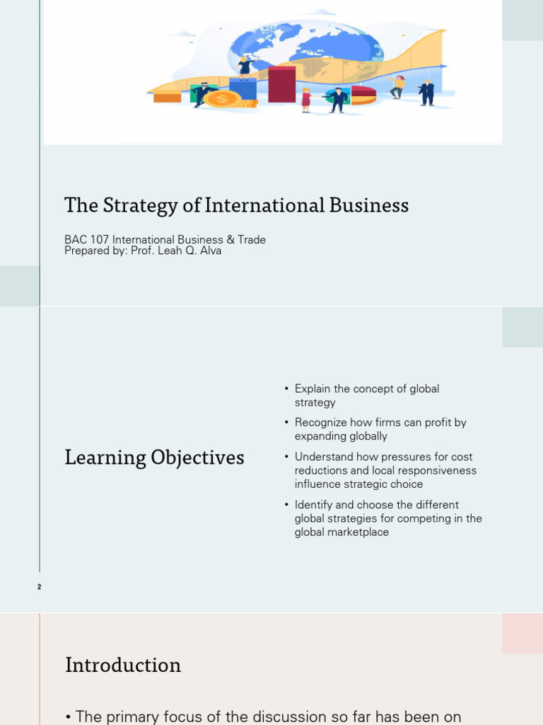 International Business Strategy Explained | PDF | Profit (Economics ...