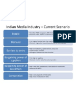 Indian Media Industry - Current Scenario