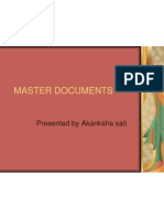 Master Documents