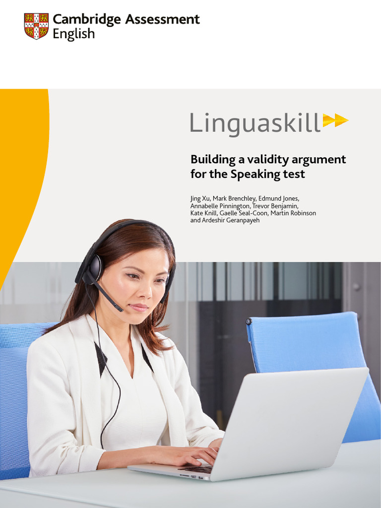 Validity Argument for Linguaskill Speaking | PDF | Validity (Statistics ...