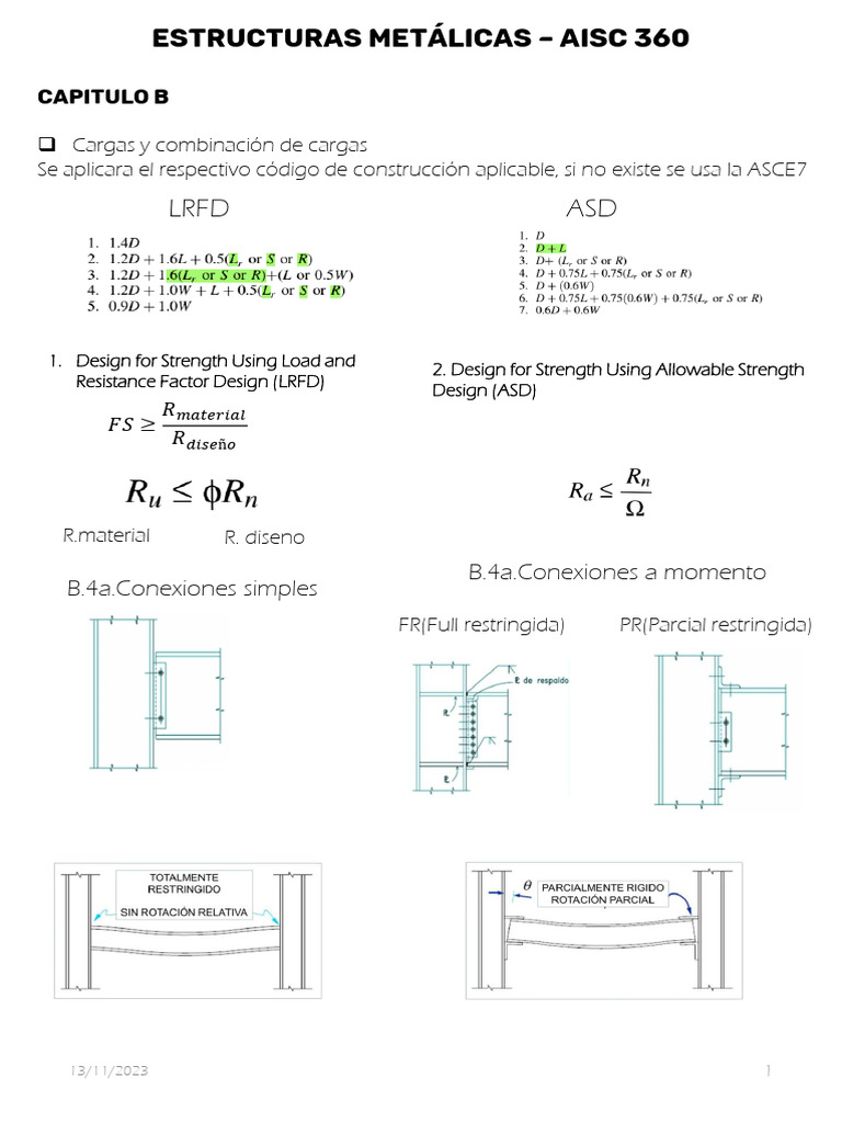 Diseño de Estructuras Metálicas AISC 360 | PDF | Ingeniería mecánica ...