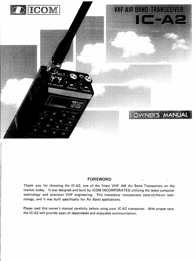 Icom - Ica2 | PDF