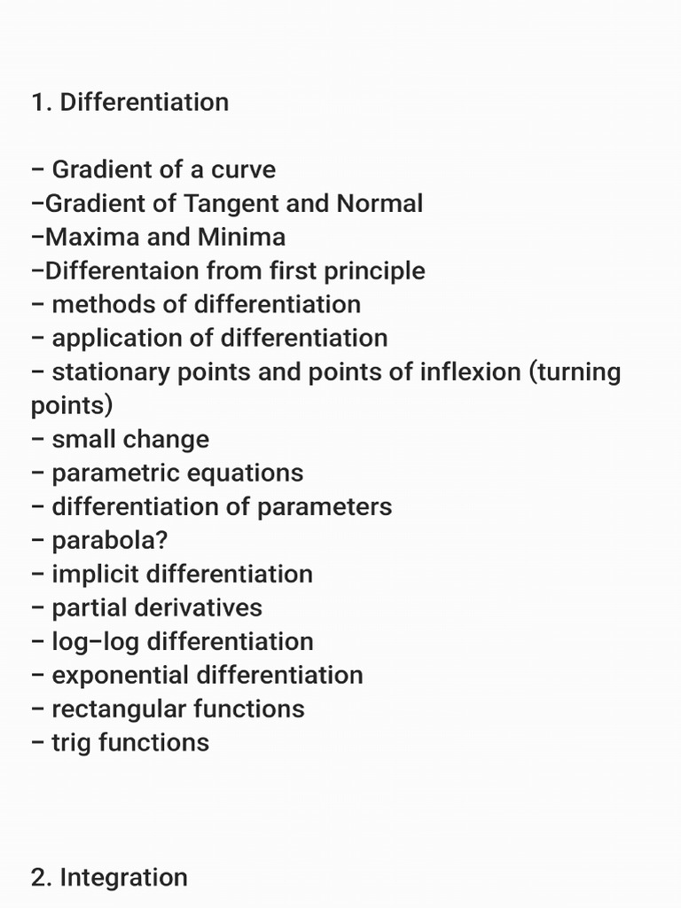 List of All Topics in Engine Maths - 250307 - 153503 | PDF