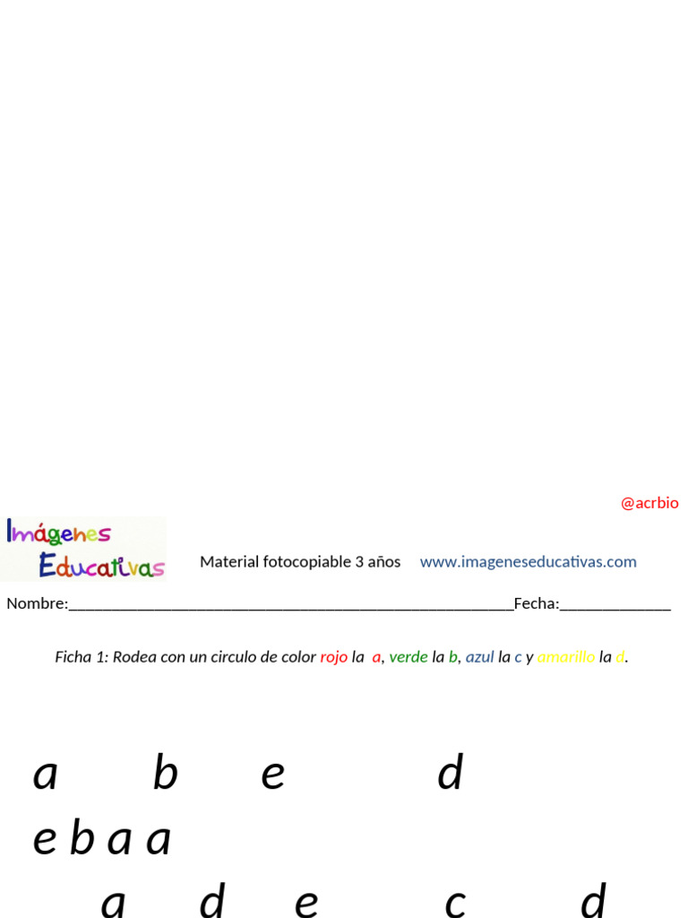Actividades Educativas para Niños de 3 Años | PDF