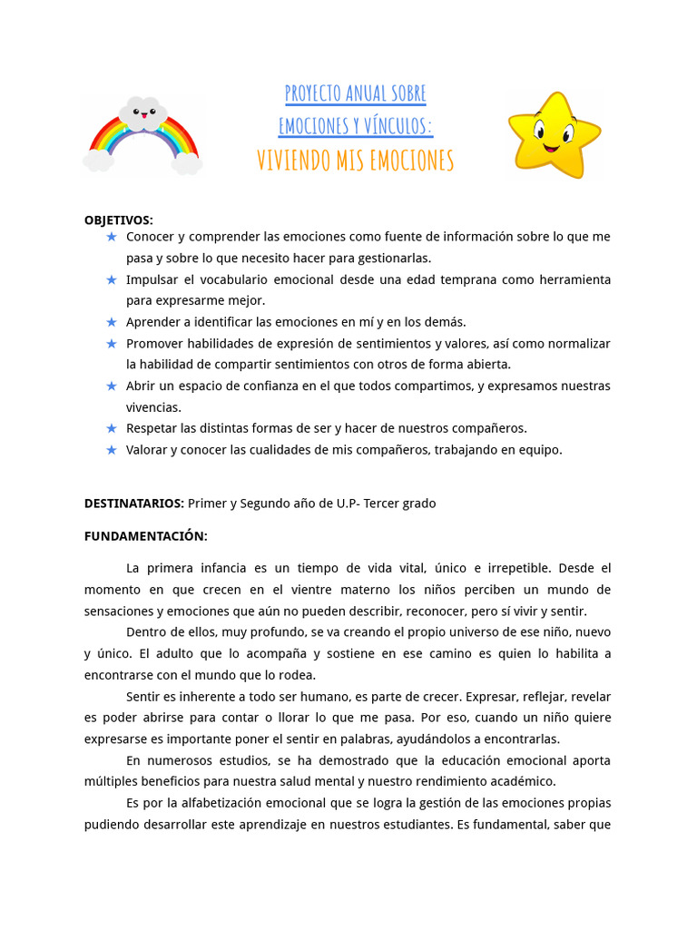 Alfabetización Emocional en Niños | PDF | Las emociones | Ira