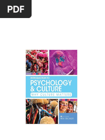 (eBook PDF) Introduction to Psychology and Culture: Why Culture Matters by Mia Palmer instant download
