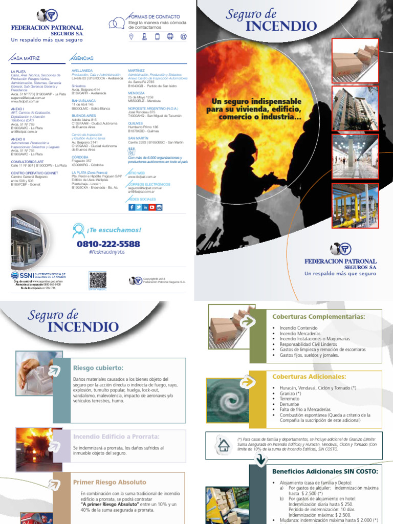 Seguro de Incendio para Viviendas y Comercios | PDF