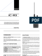 Receiver_IC-R3 Instruction Manual