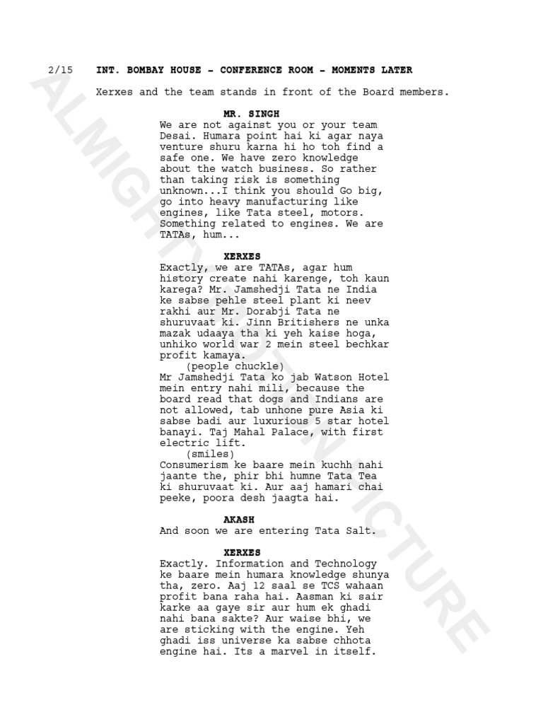 Titan - Mr. Singh Audition - 27.01.25 | PDF