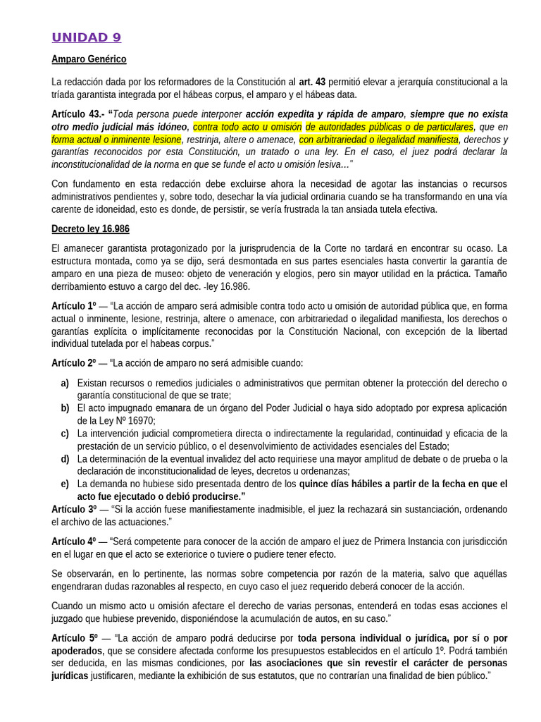 Unidad 9 Proce Constitucional | PDF | Separación de poderes | Esfera ...