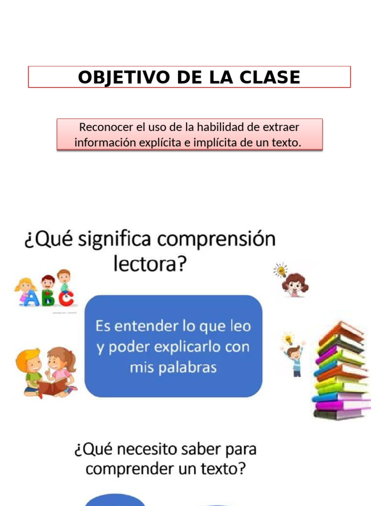 Extraer Información - PPTX 6° | PDF