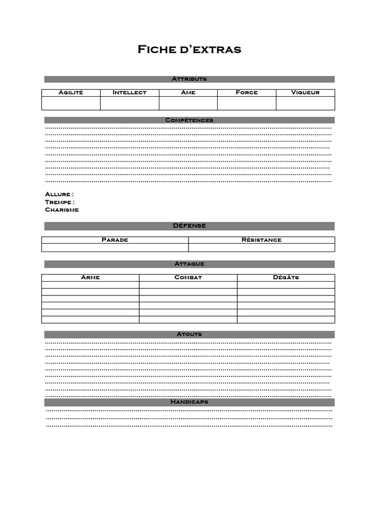 Fiche D Extras pdf-2 | PDF