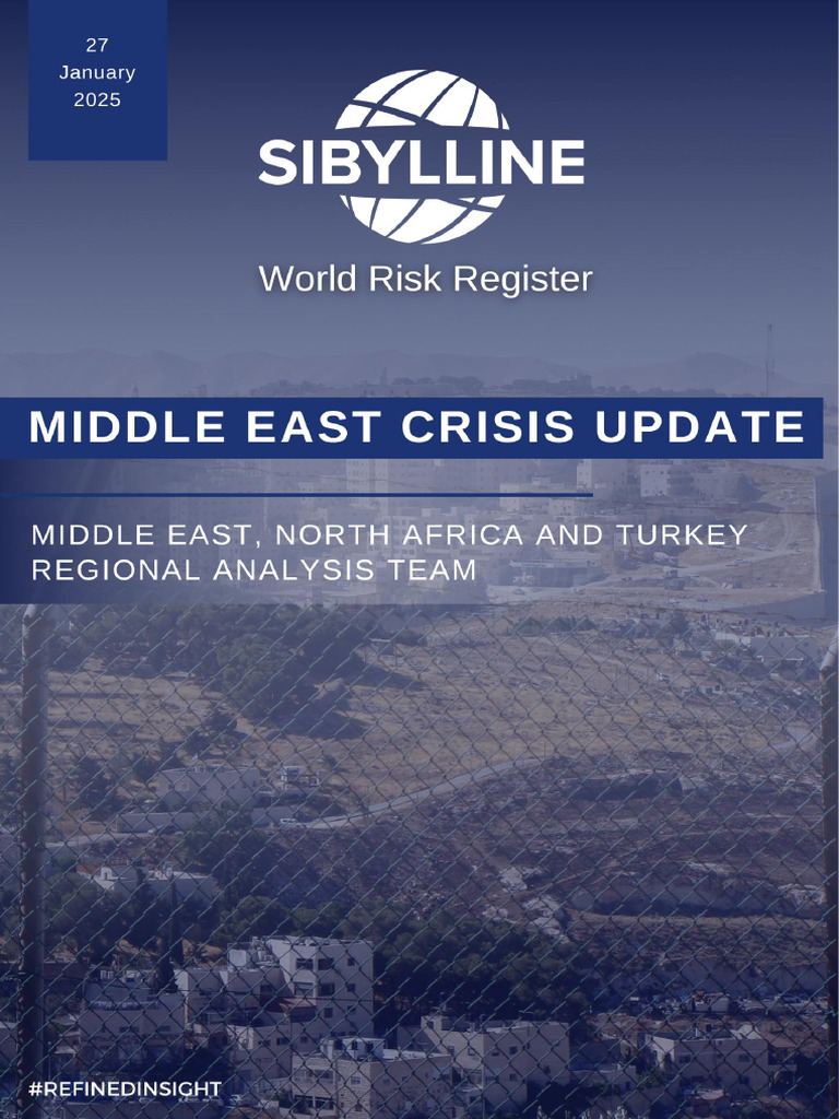 Middle East Crisis Update: January 2025 | PDF | Gaza Strip | World Politics