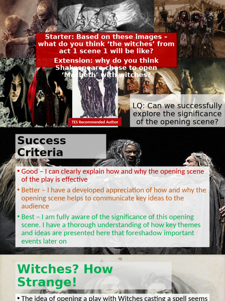 Significance of Macbeth's Opening Scene | PDF | Macbeth | Witchcraft