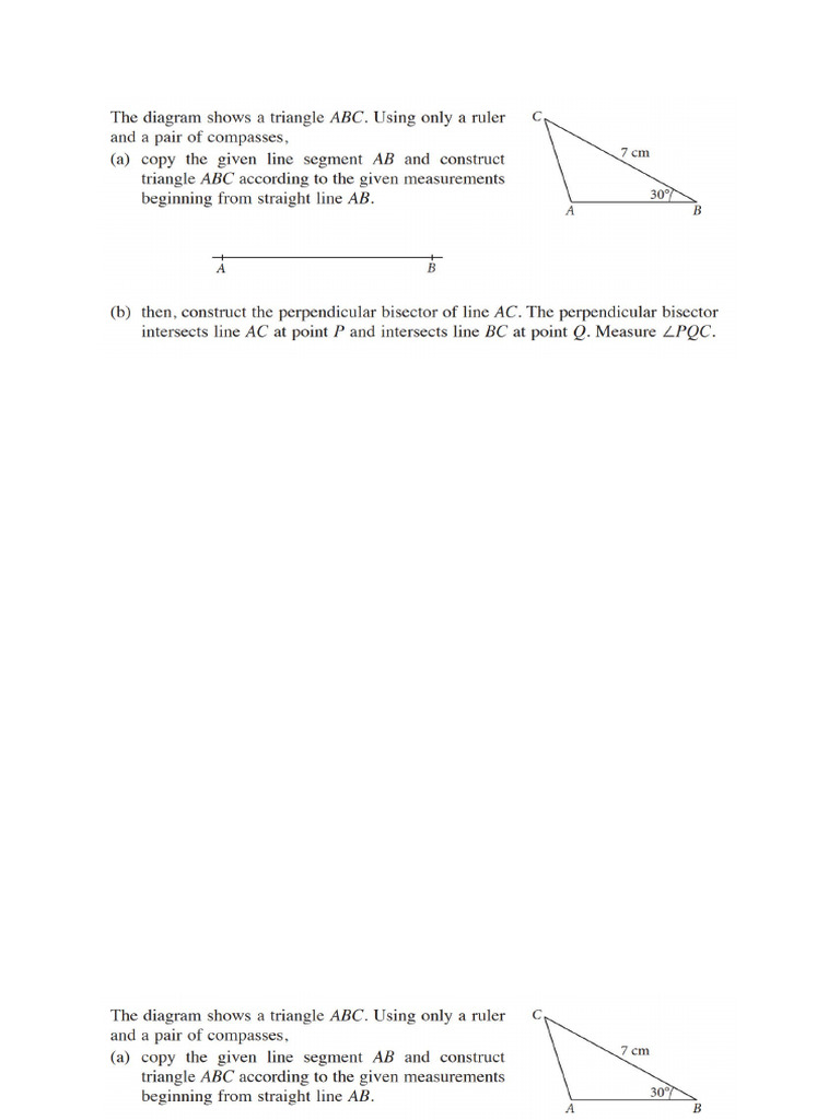 Triangle Construction | PDF