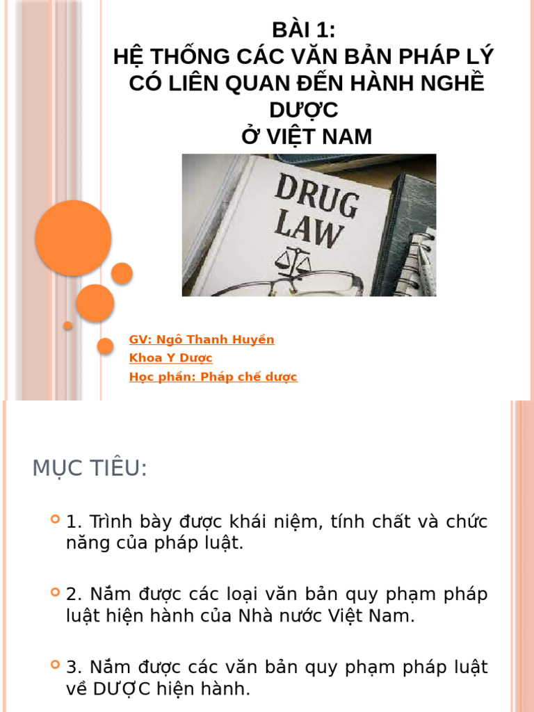 Bài 1. HT Các VBPL Liên Quan Đến HND Tại VN | PDF