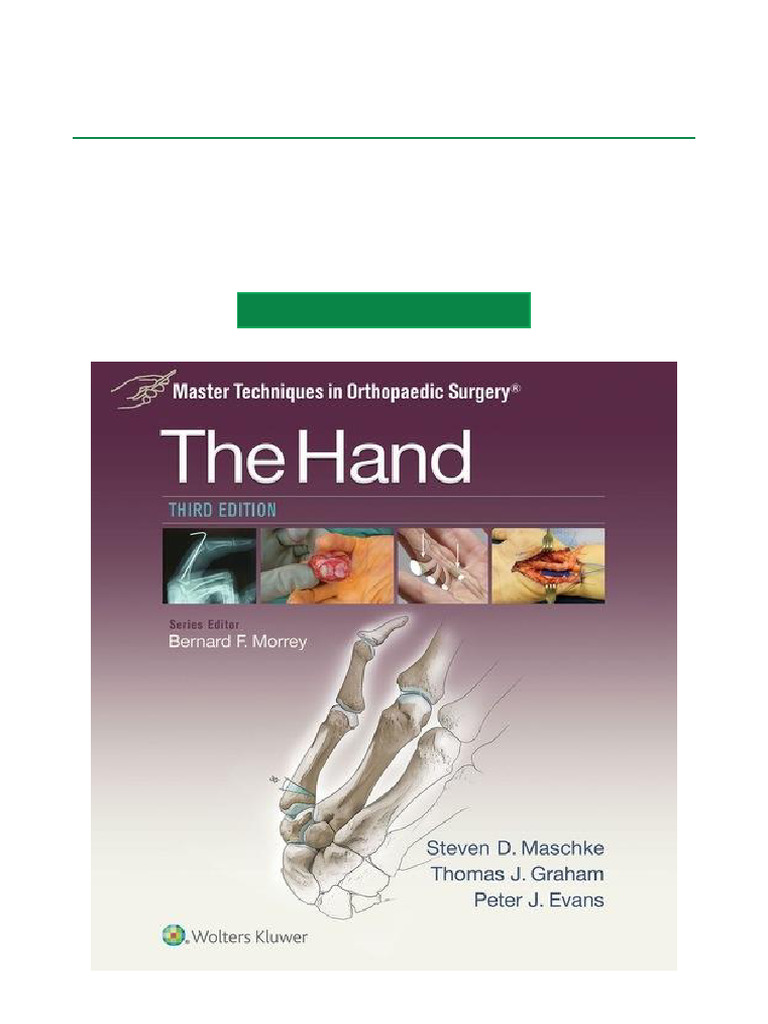 Master Techniques in Hand Surgery PDF | PDF | Doctor Of Medicine