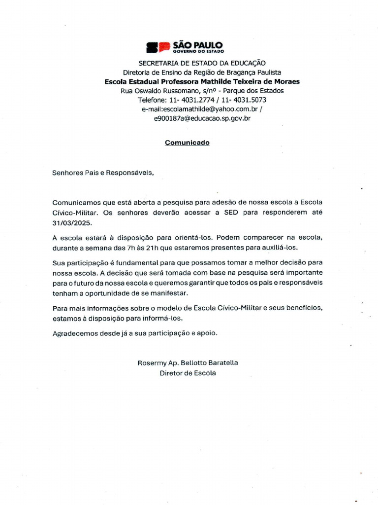COMUNICADO | PDF