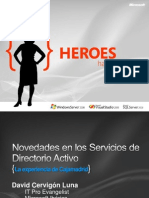 The Evolution Show Novedades en Los Servicios de Directorio Activo[1]