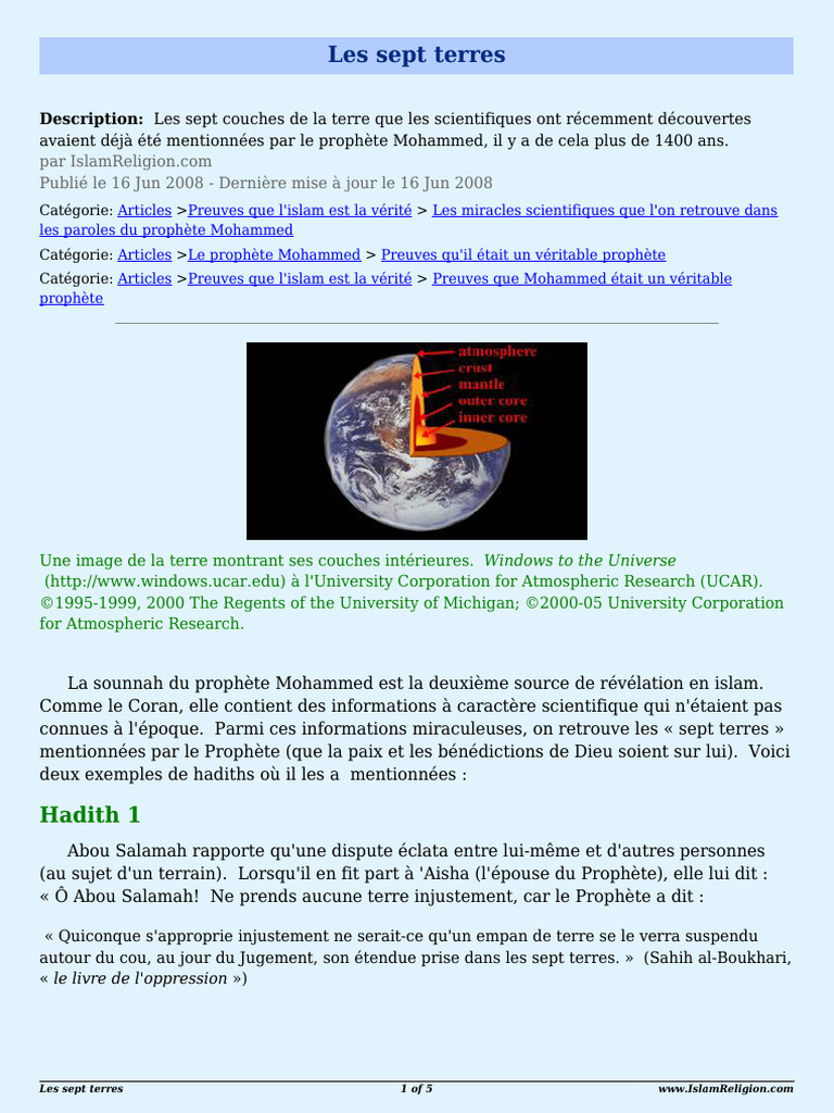Les sept couches de la Terre révélées | PDF | Manteau terrestre | Terre