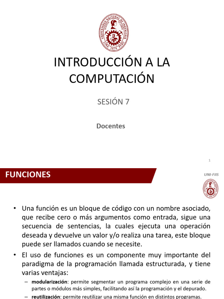 Bic01 Sesion-07 | PDF | Python (lenguaje de programación ...
