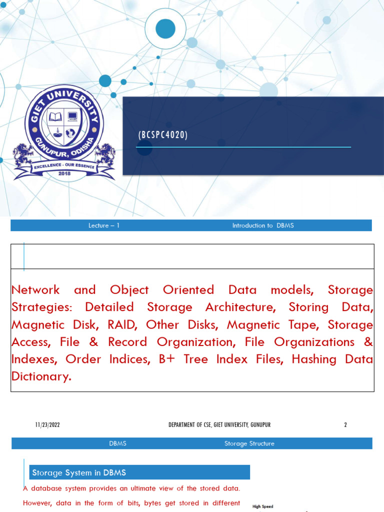 DBMS Unit-3 | PDF | Database Index | Computer Data Storage