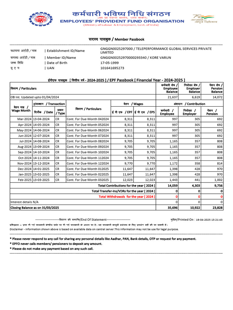 GNGGN00252970000293340 2024 | PDF | Payments | Factor Income Distribution