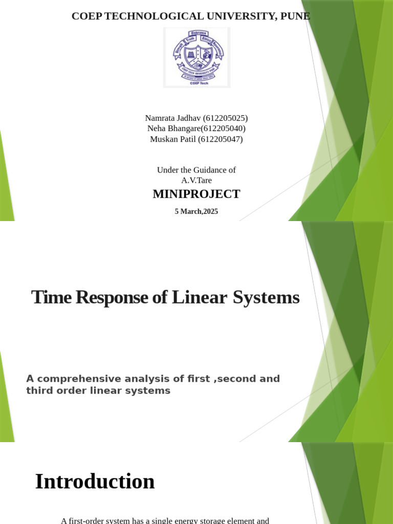 Mini Project Final | PDF | Control Theory | Feedback
