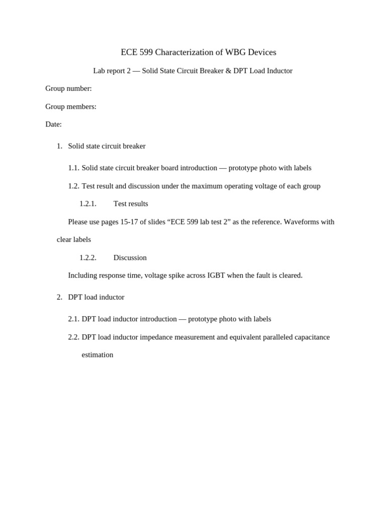 Lab 2 Report Template | PDF