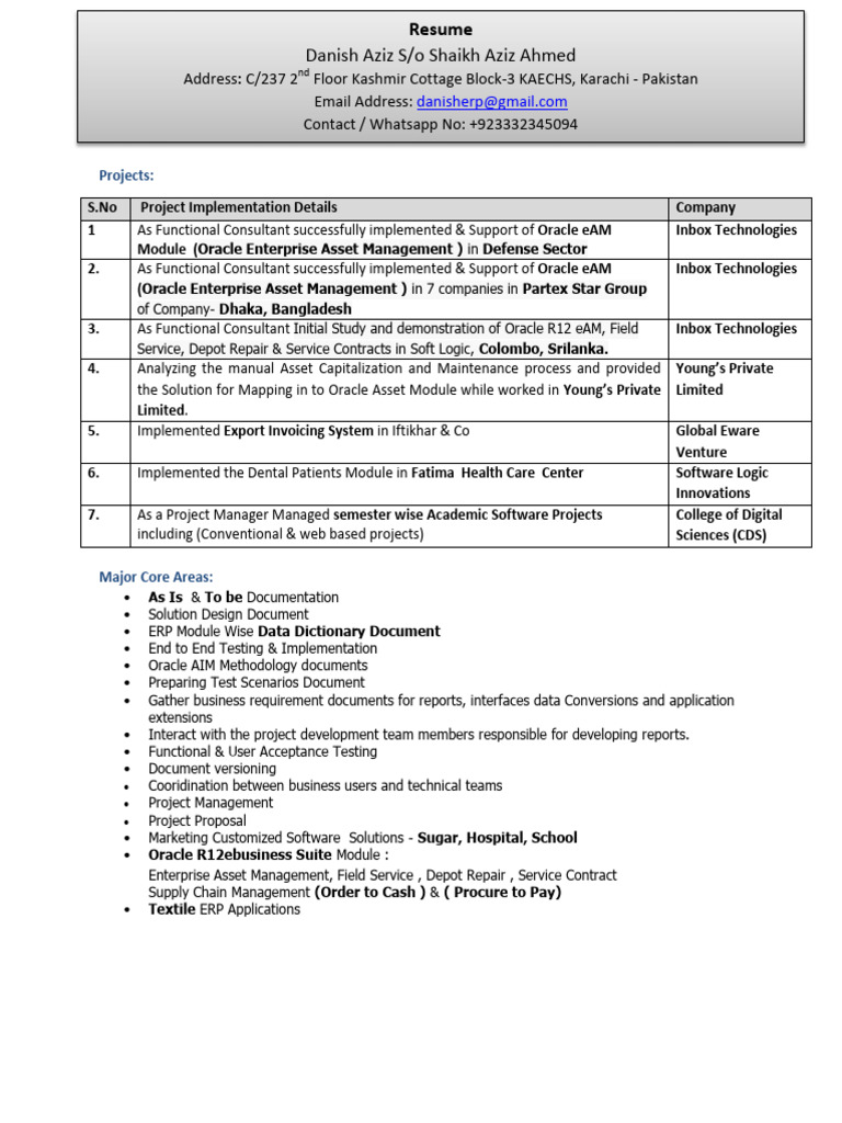 Oracle EAM Implementation Projects Overview | PDF | Enterprise Resource ...