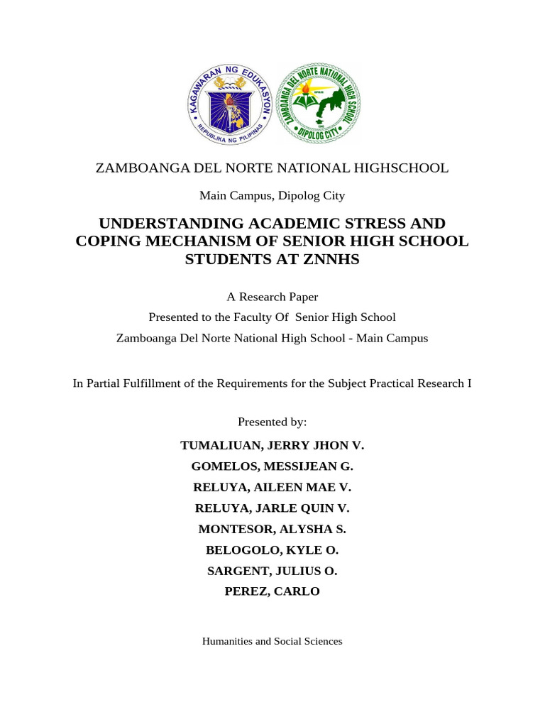 Academic Stress and Coping in Students | PDF | Stress (Biology ...