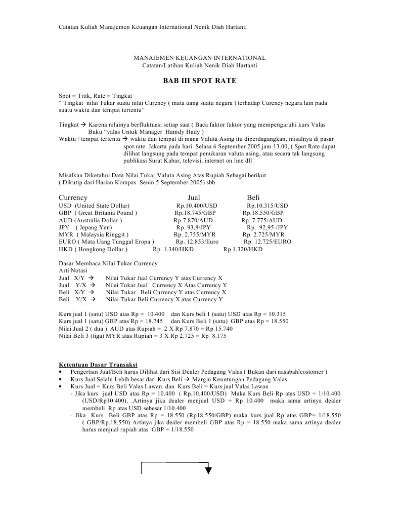 Mng Keu Internasional Hitungan