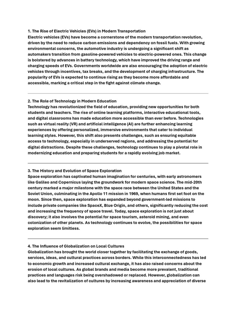 Electric Vehicles: The Future of Transport | PDF | Electric Vehicle