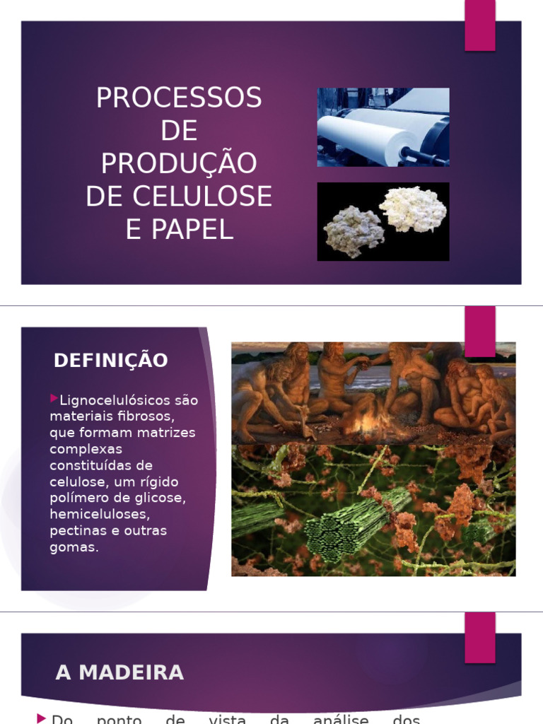 Produção de Celulose e Papel | PDF | Papel | Celulose