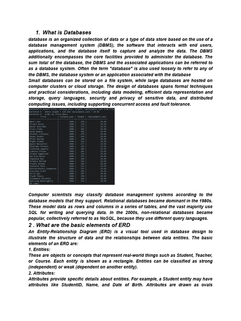 Untitled Document | PDF | Relational Model | Databases