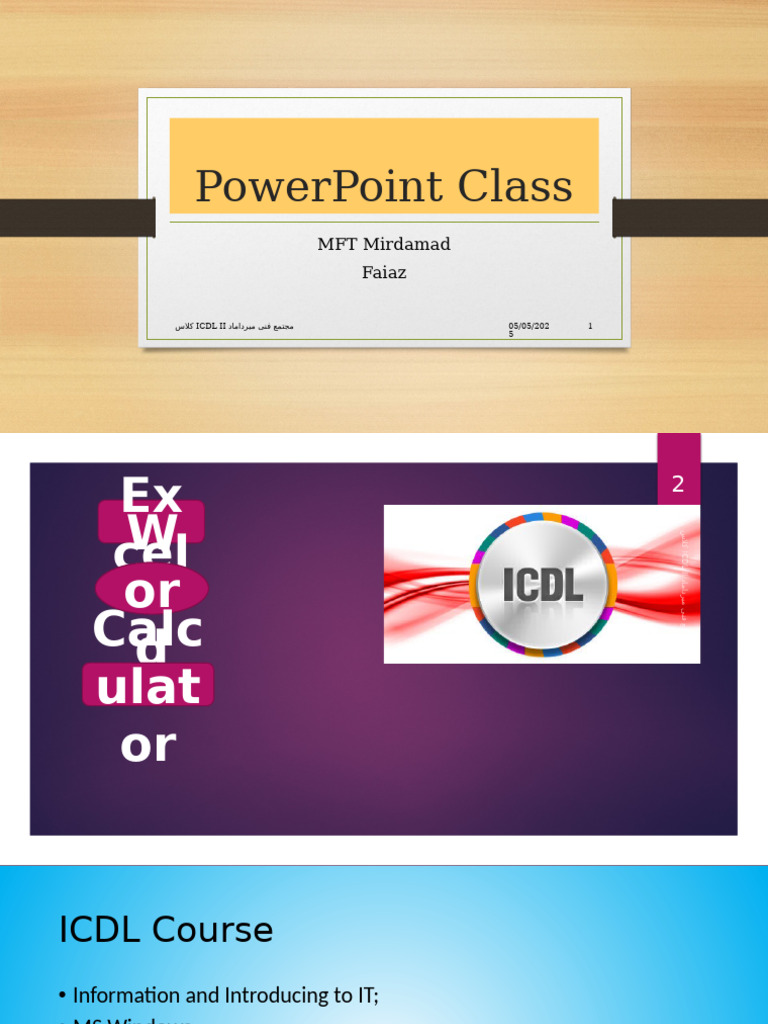 ICDL II Course Overview at Mirdamad | PDF | Microsoft Word | Computer ...