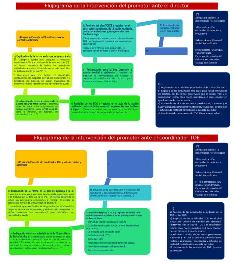 Flujograma de Intervención del Promotor | PDF