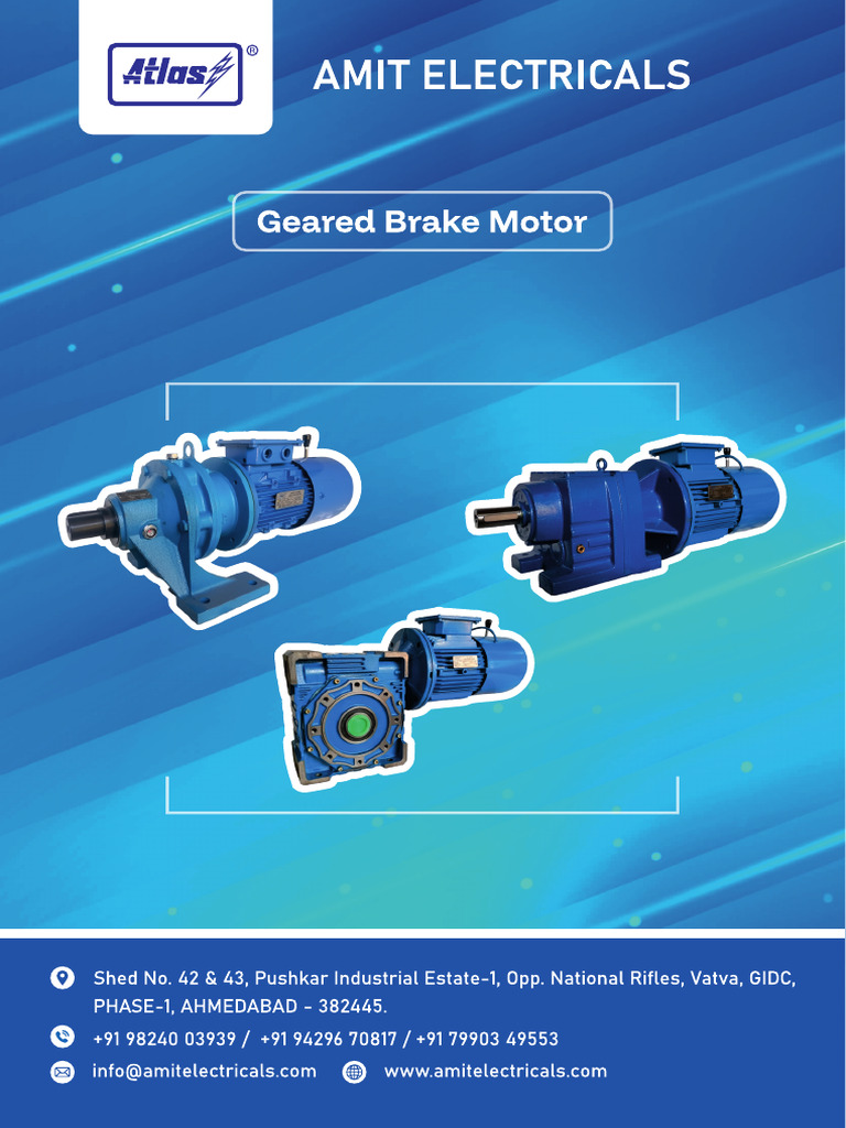 Geared Brake Motor | PDF